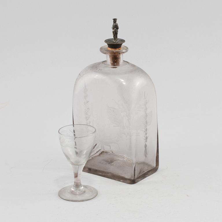 FLASKA samt GLAS, 1800-talets första hälft.