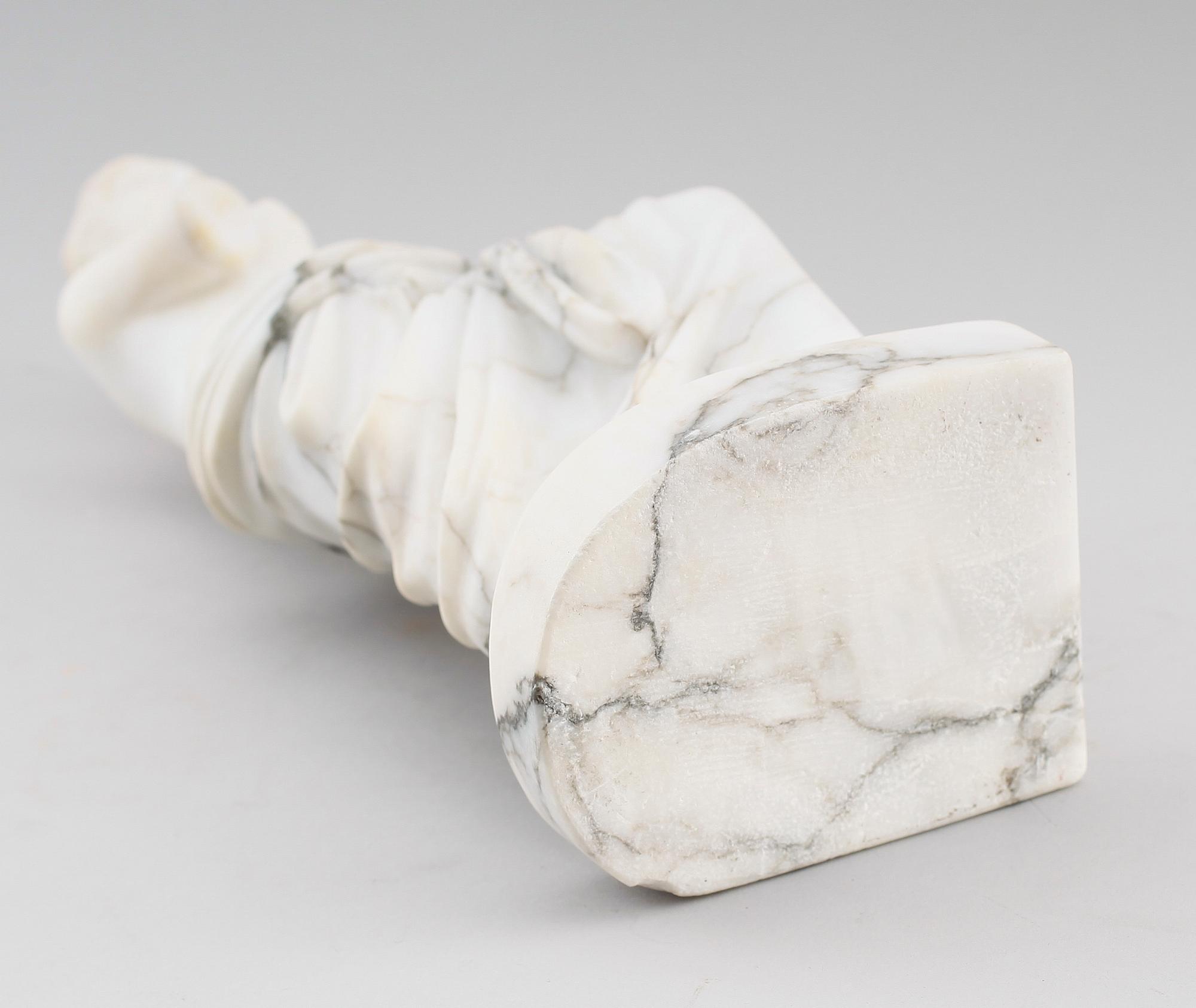 SKULPTUR, alabaster, 1900-talets andra hälft.