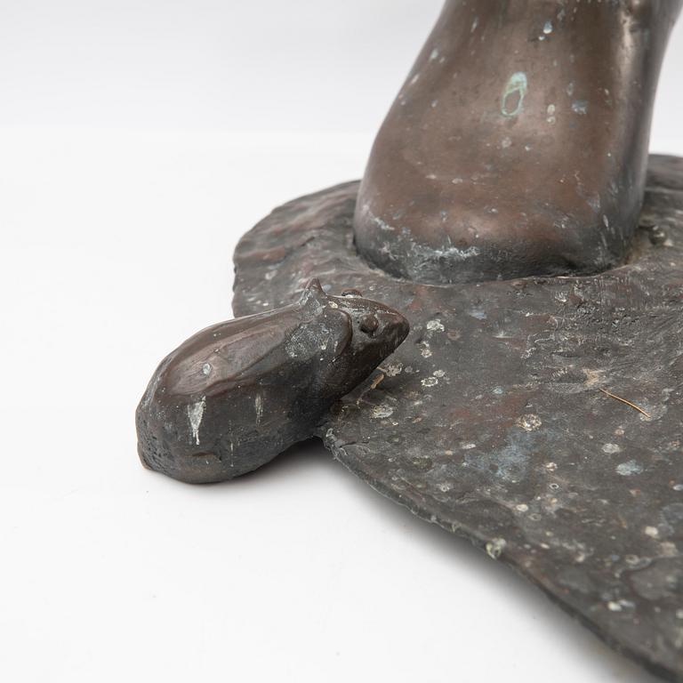 Björn Jäderås, sculpture, bronze, signed.