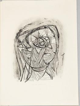 Asger Jorn, Folder with 7 lithographs from: "8 Lithographs".