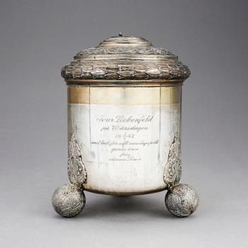 STOP, silver, CG Hallberg, Stockholm, 1938. Vikt 1200 g.