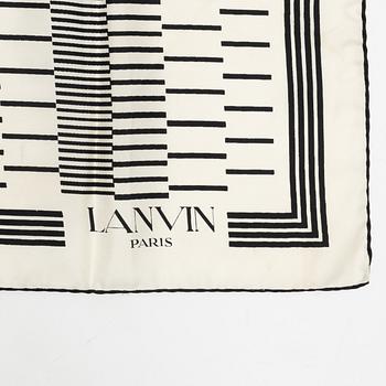 Lanvin, two silk scarves.