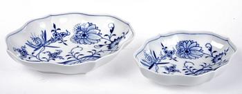 MATSERVIS, 87 delar, porslin, Meissen, lökmönstrad.