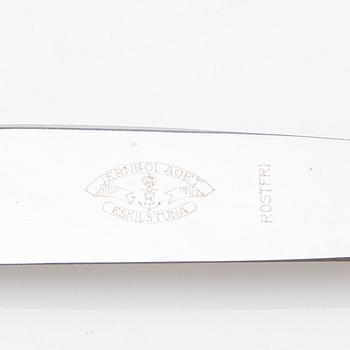 Gustaf Möllenborg, Cutlery, 6 + 6, silver, Stockholm 1836.
