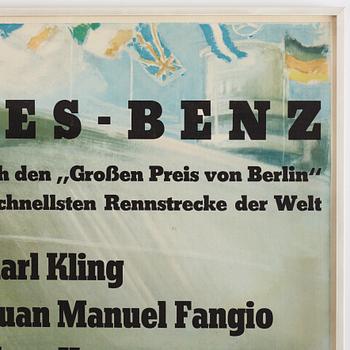 Mercedes-Benz poster 1950s.