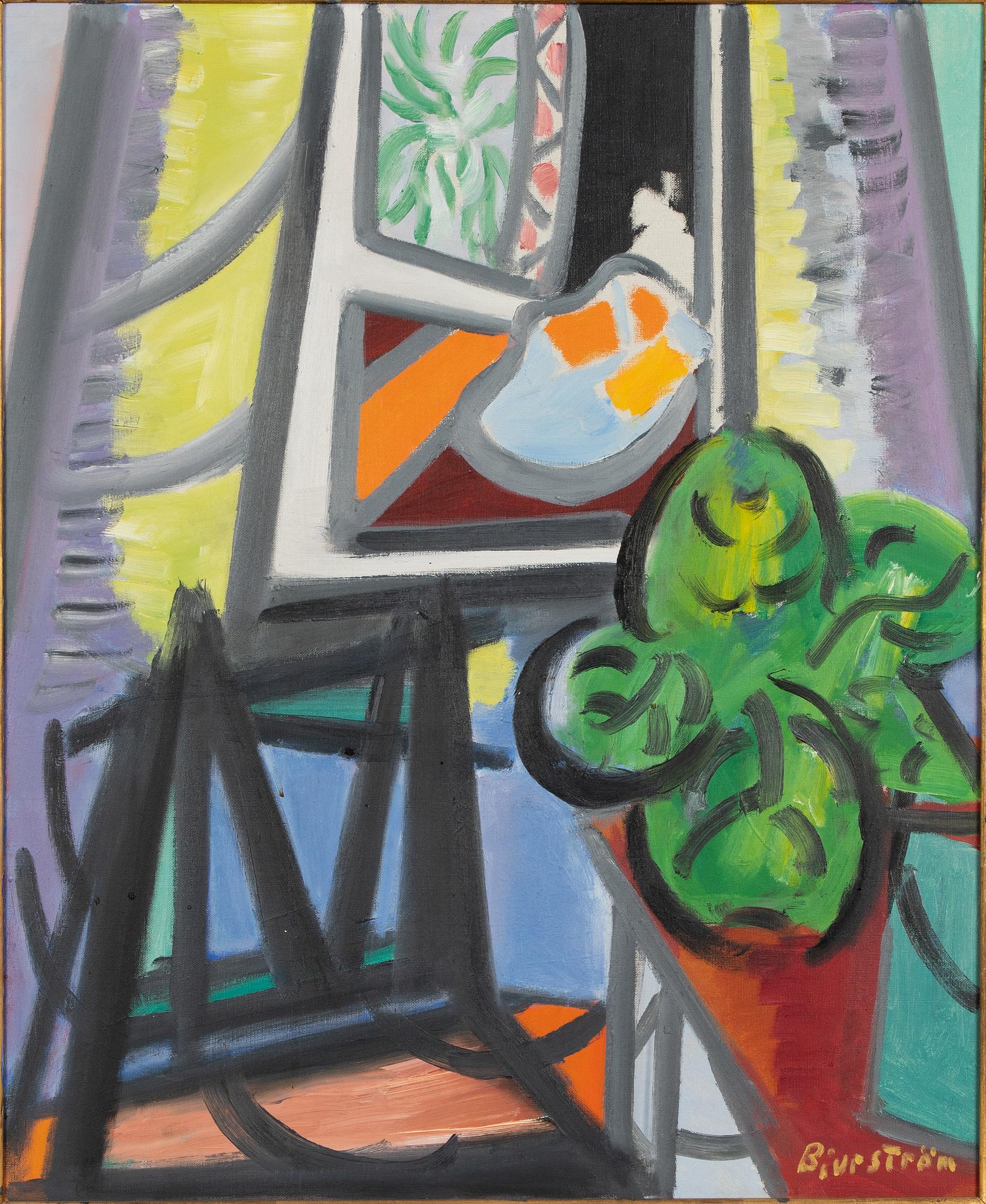 Tor Bjurström, Interiör med stilleben.