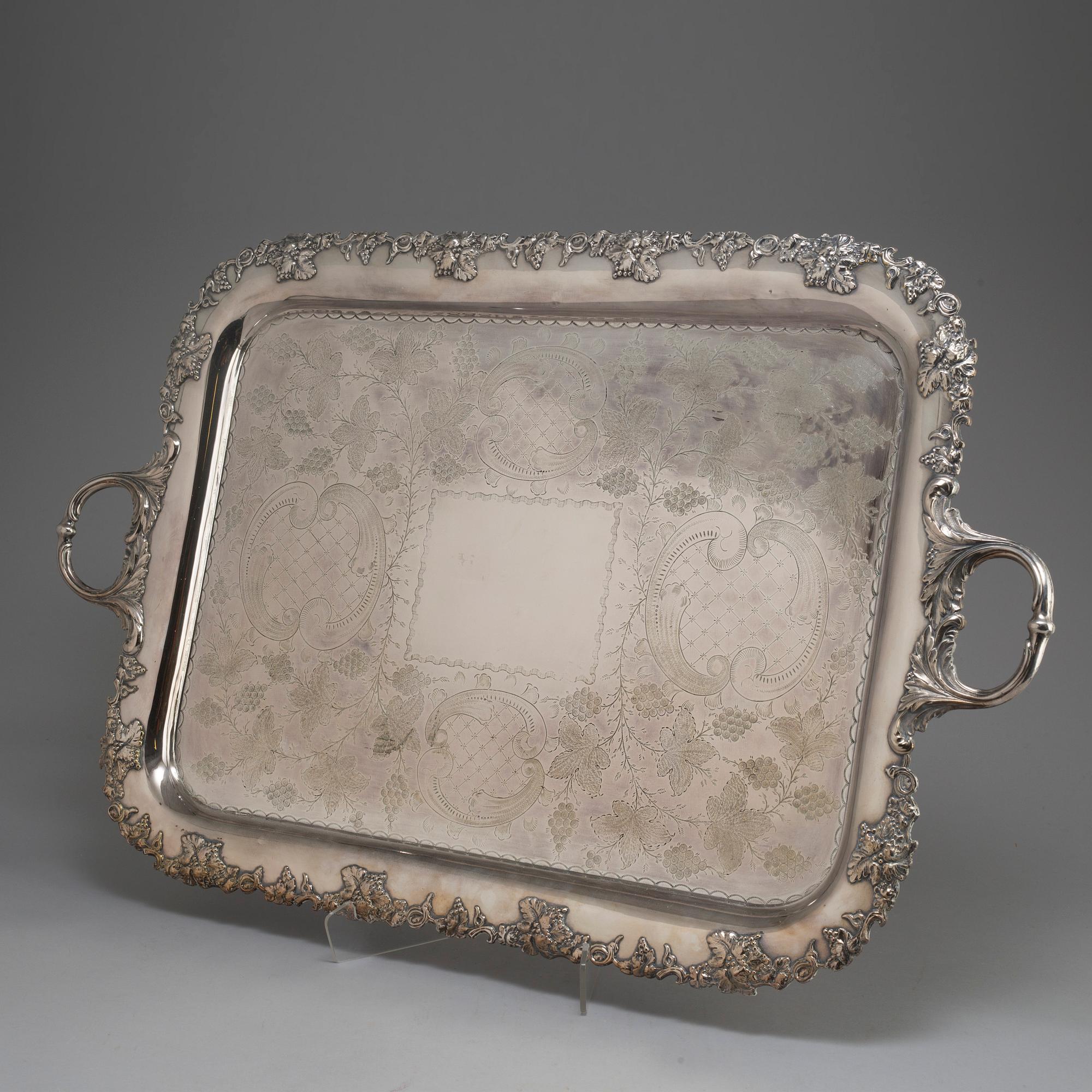 BRICKA, nysilver, rokoko-stil, 1900-tal.