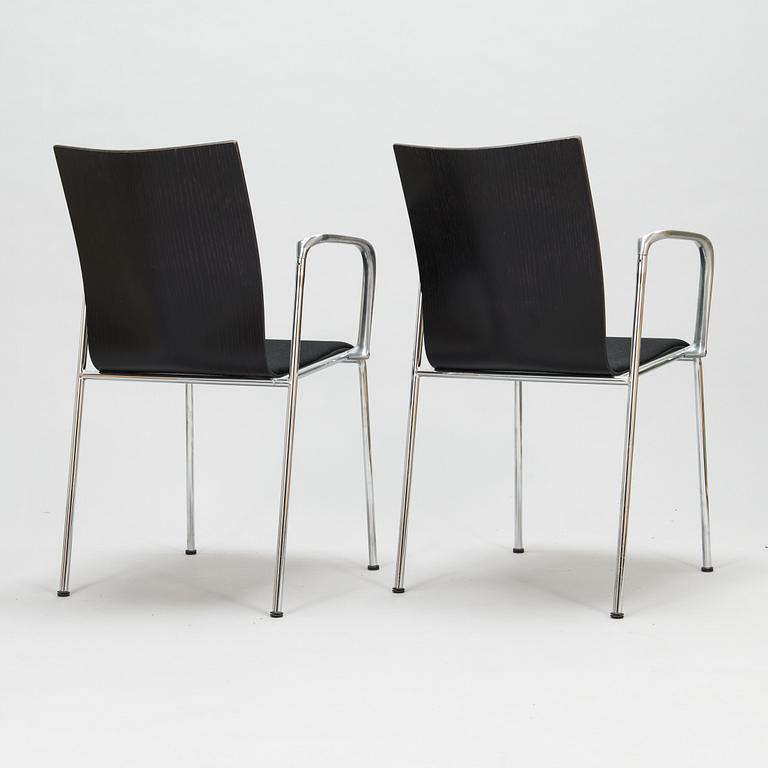 Erik Magnussen, Four "Chairik" chairs. Engelbrechts, Denmark.