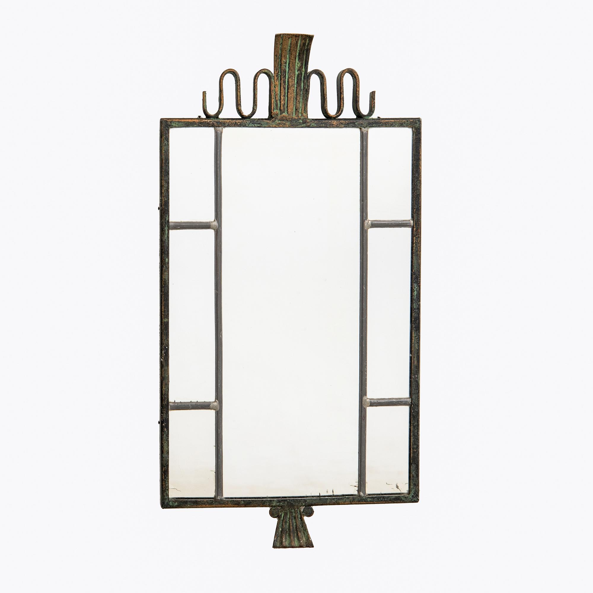 Arvid Böhlmark's Lamp Fabrik, a wall mirror, Swedish Grace, 1930s.