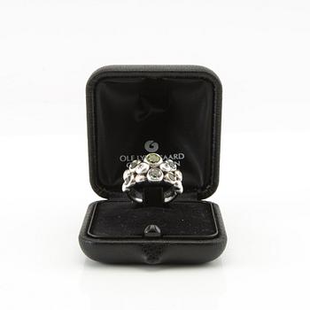 Ole Lynggaard, ring "Bubble/Bubbles" 18K white gold, diamonds and coloured gemstones, design Charlotte Lynggaard.