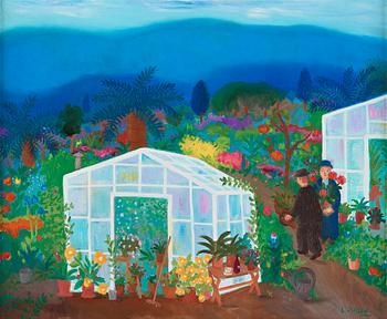 Lennart Jirlow, By the greenhouse.