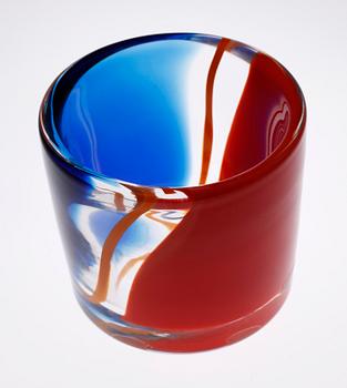 SKÅL, glas, Erik Höglund, Strömbergshyttan. 1992.