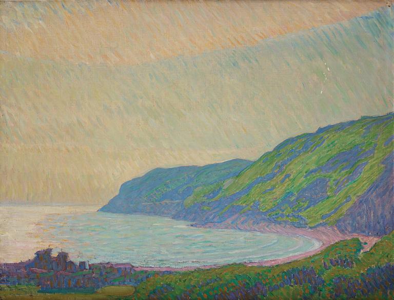 Fritz Lindström, Coastal Landscape.