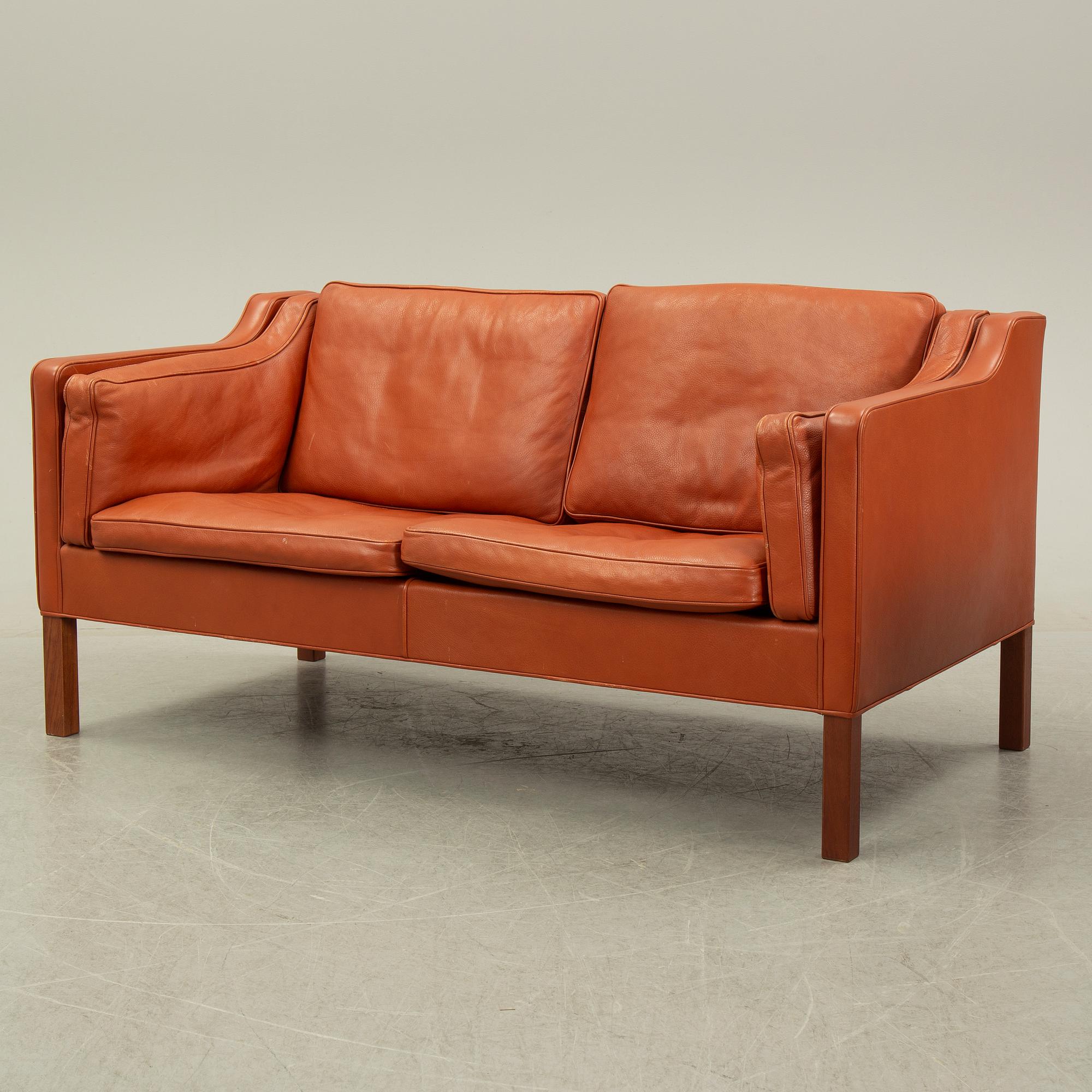 Børge Mogensen, a model 2212 sofa, Fredericia Stolefabrik, Denmark.