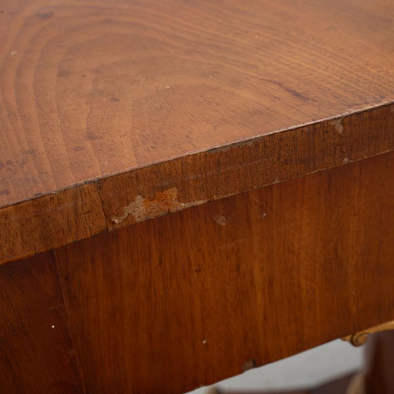 A Swedish Mahogany Table, Karl-Johan, early 19th century.