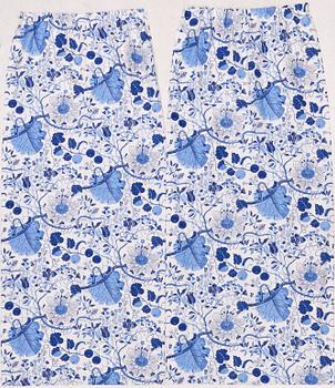 Josef Frank, a pair of 'La Plata' curtains, Svenskt Tenn.