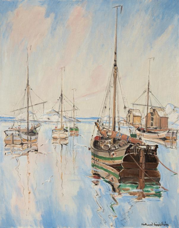 Rikard Lindström, oil on canvas, signed.
