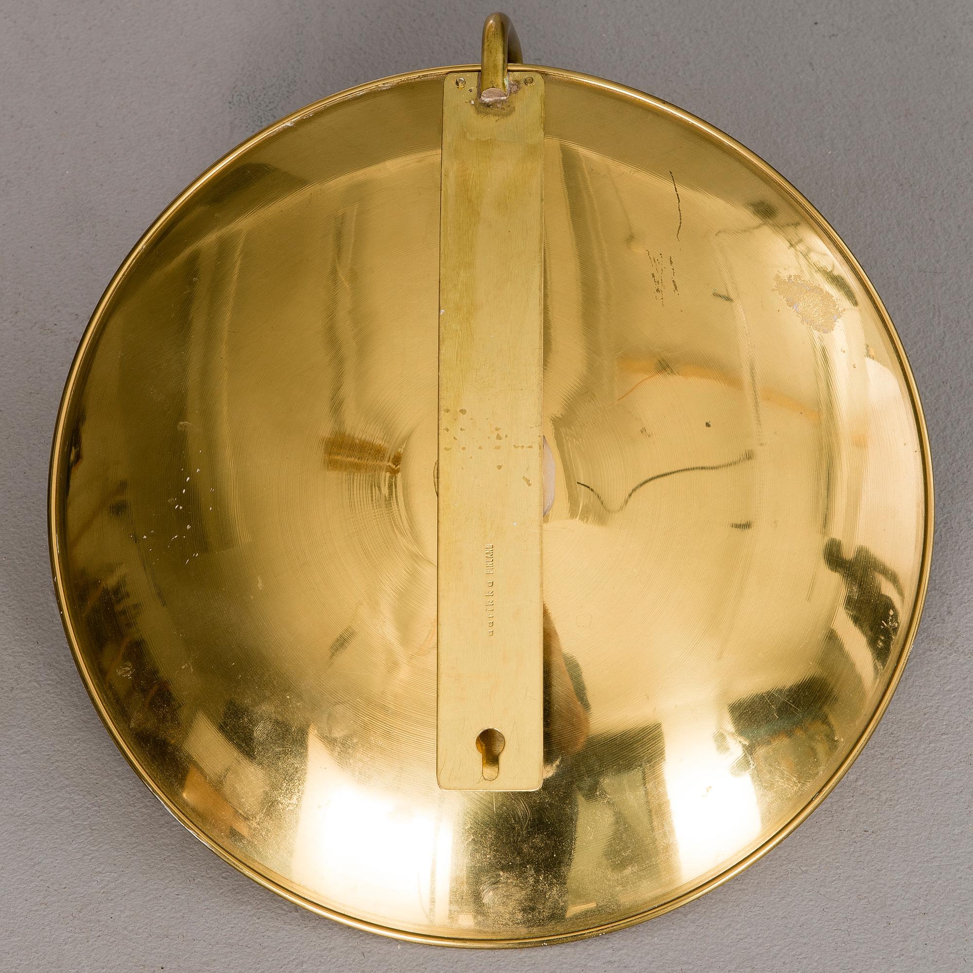 KAIJA AARIKKA, LAMPETTI, messinkiä, Aarikka 1900-luvun loppu.