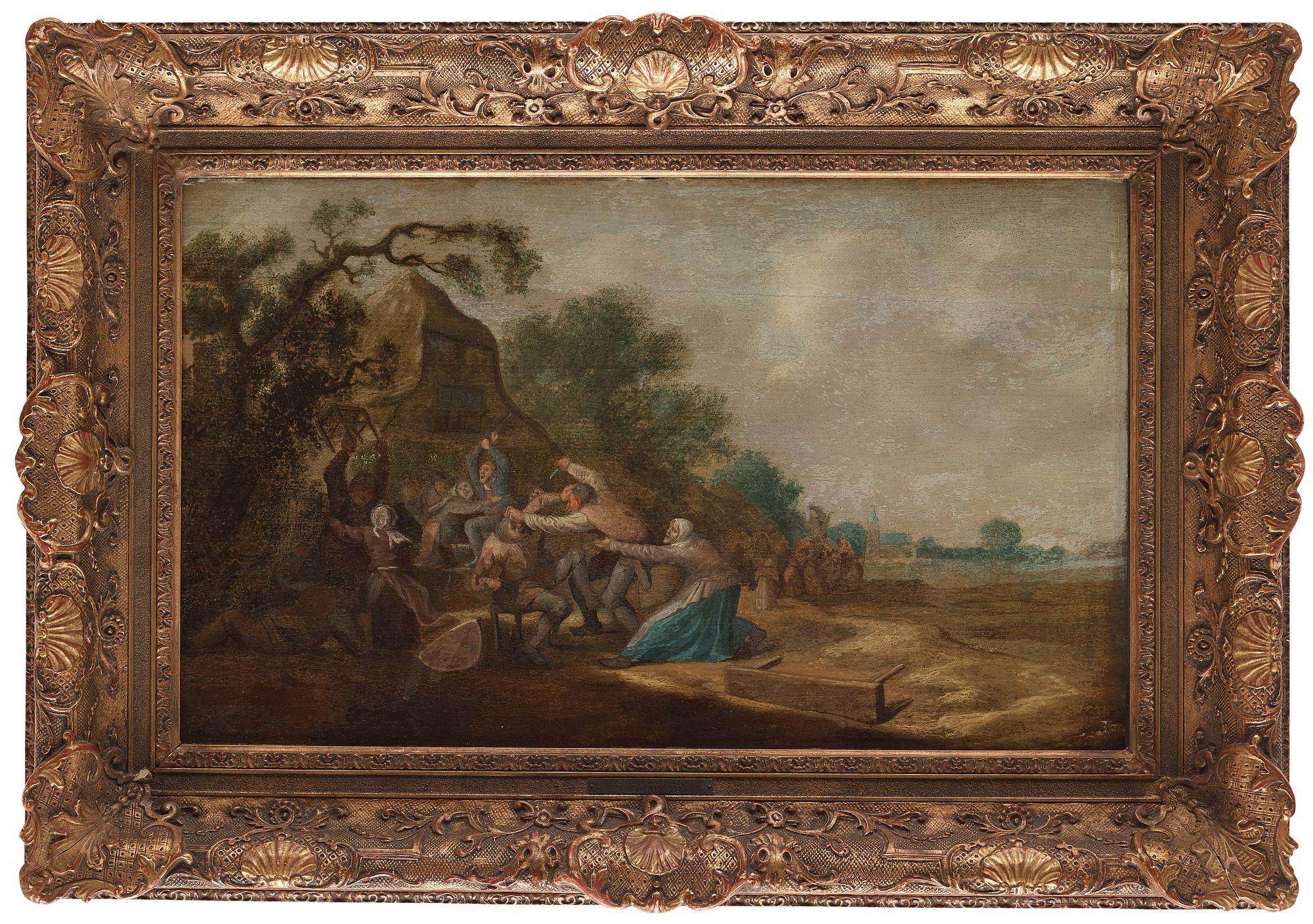 Adriaen van Ostade Hans krets, Byslagsmålet.