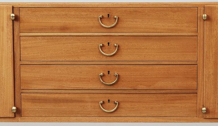 A Josef Frank mahogany sideboard by Svenskt Tenn, model 1015.