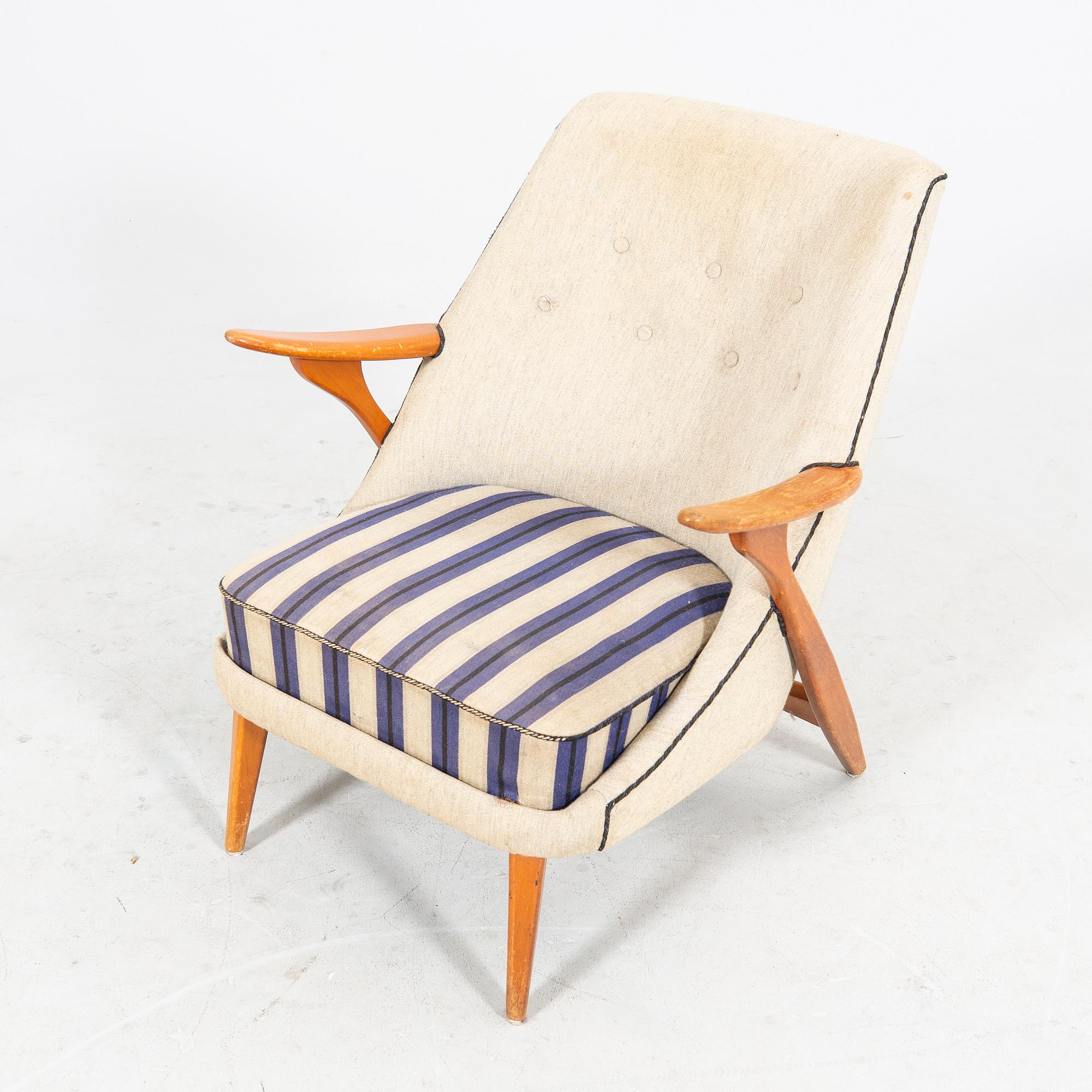 Svante Skogh, easy chair, Förenade Möbelfabrikerna, Linköping, mid 20th century.