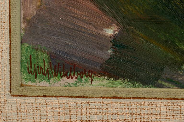 Gerhard Wihlborg, oil on panel, signed.