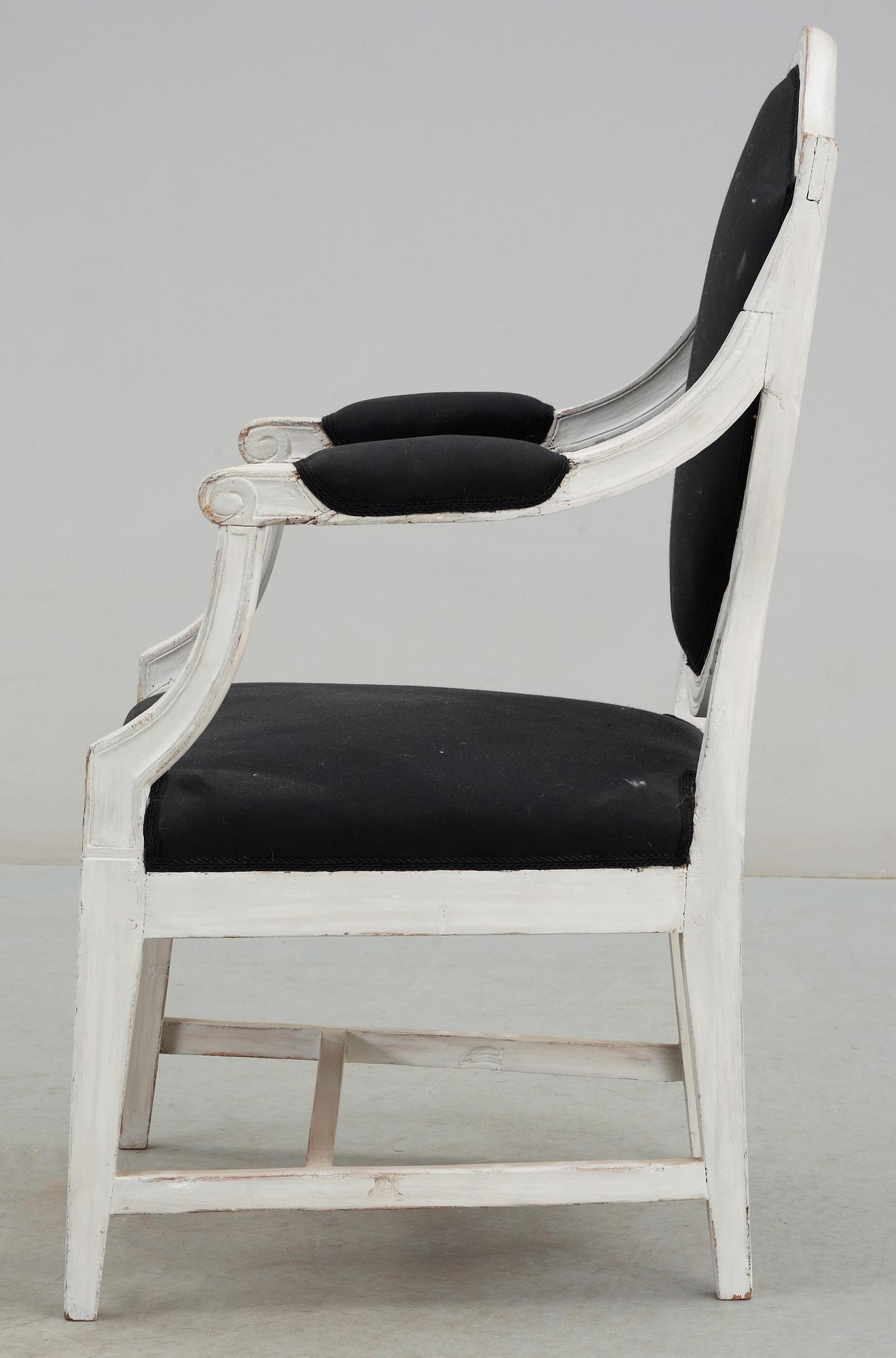 KARMSTOL, gustavianskt provinsarbete 1700-tal.