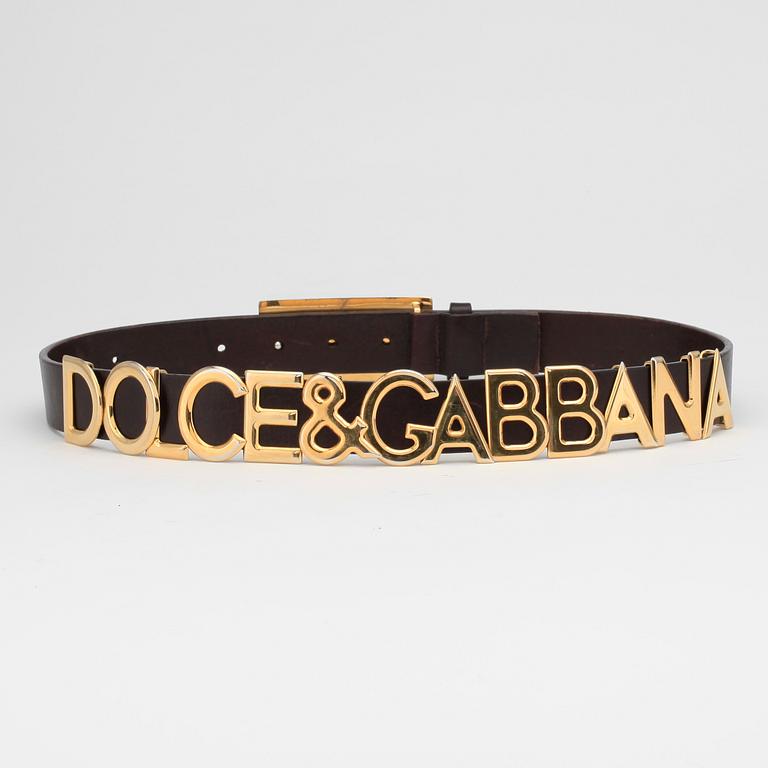 DOLCE & GABBANA, bälte.