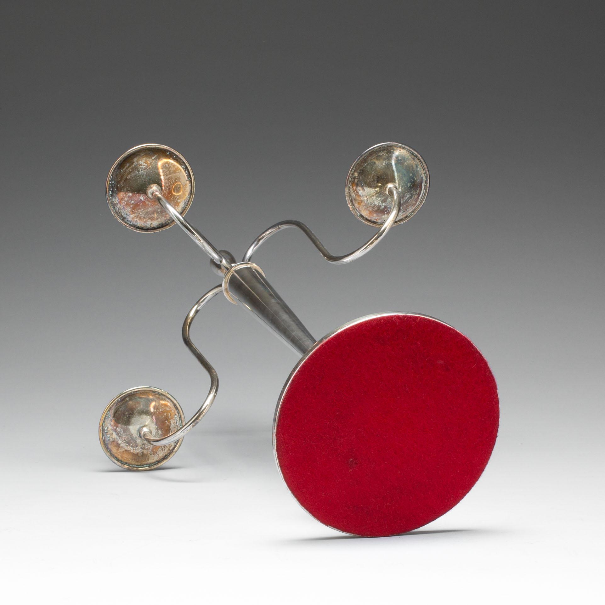 KANDELABER, nysilver.  CG Hallberg, Stockholm.