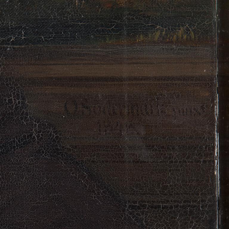 OLOF SÖDERMARK, oil on canvas. Signed and dated 1848.