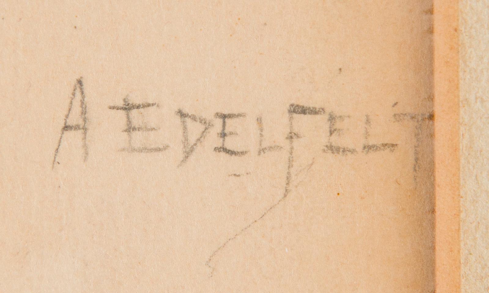 Albert Edelfelt, Dam i Korsett.