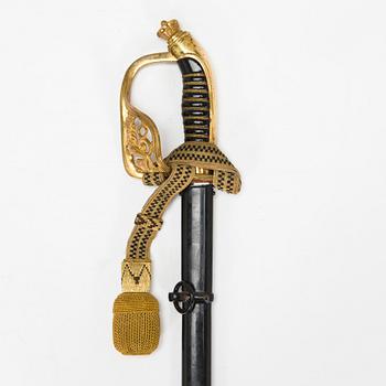 An Infantry Officer Sword, M1922, Finland, latter half of the 20th century.