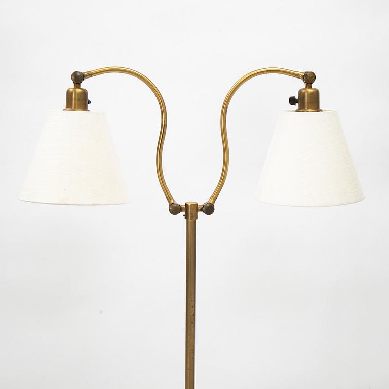 Einar Bäckströms metallvarufabrik, a floor lamp model "5005", 1940-50s.