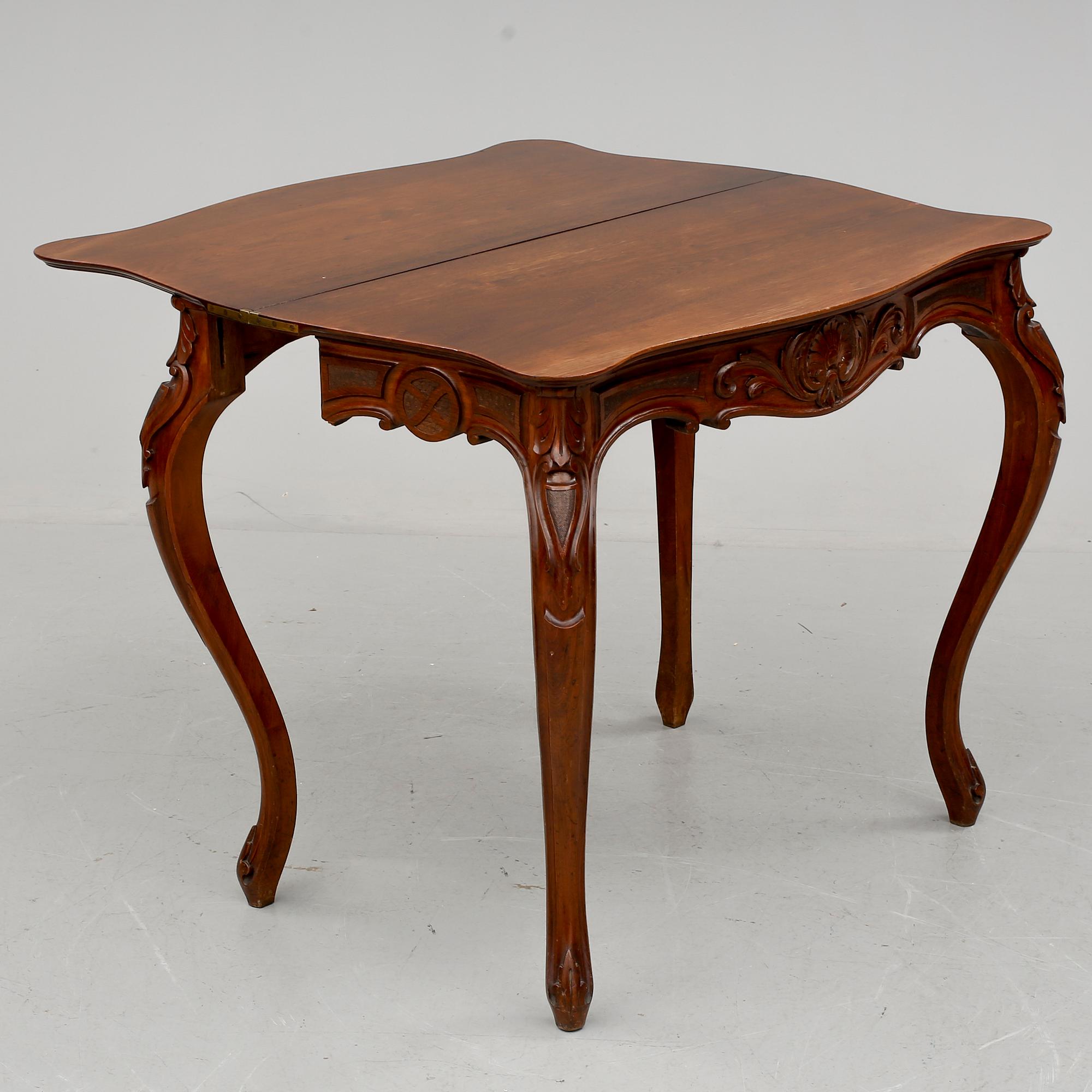 SPELBORD, nyrokoko, 1800-talets slut.