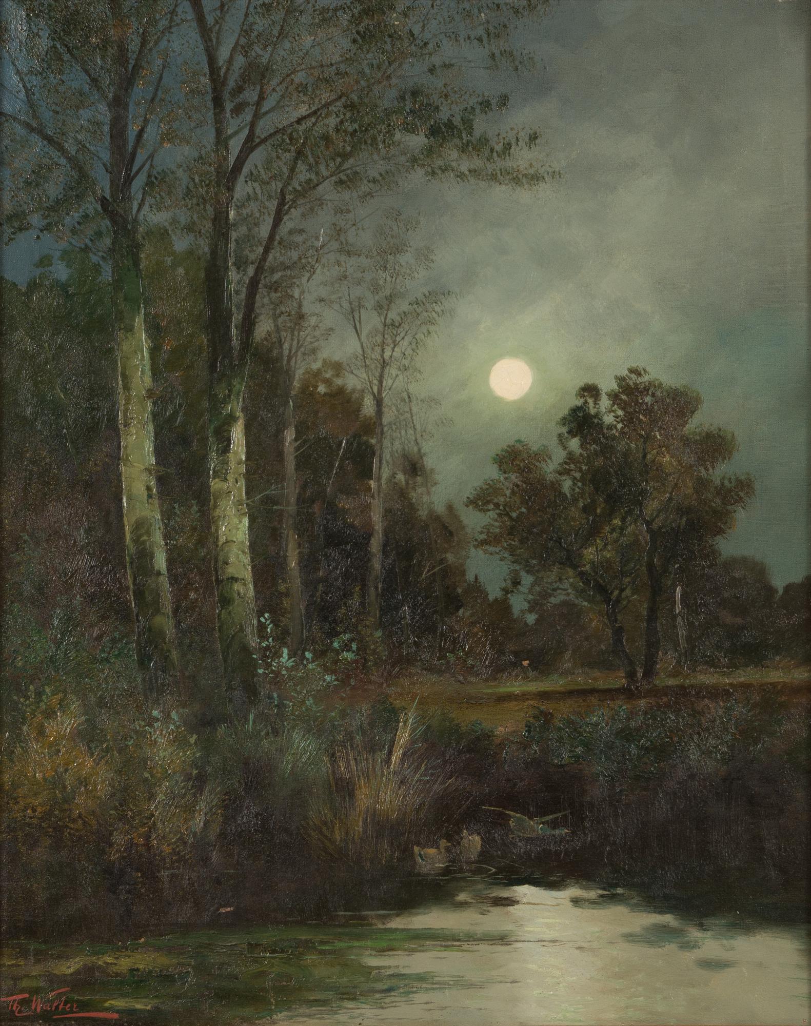 Karl Kaufmann, oil on canvas, signed Th.Walter.