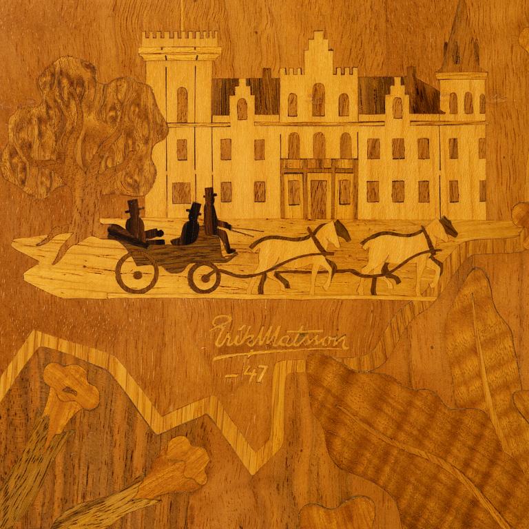 Erik Mattsson, cabinet, signed and dated -47, numbered 3/12.