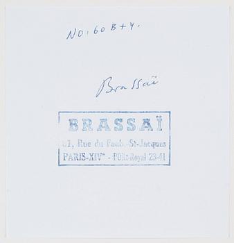 Brassaï, Untitled (self portrait), ca 1955.