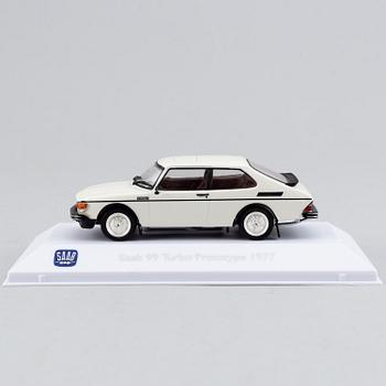 Modellbilar, 30 st, "Saab car museum".
