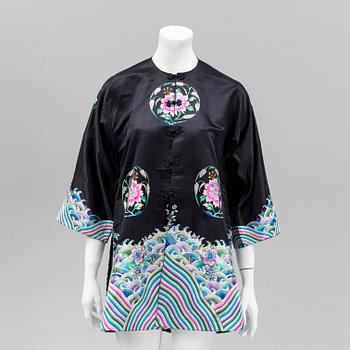 Two Chinese embroidered jackets, 20th century.