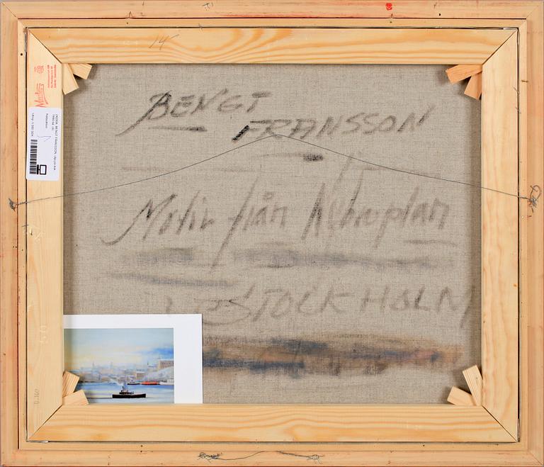 BENGT FRANSSON, olja på duk, sign, 1990-tal.