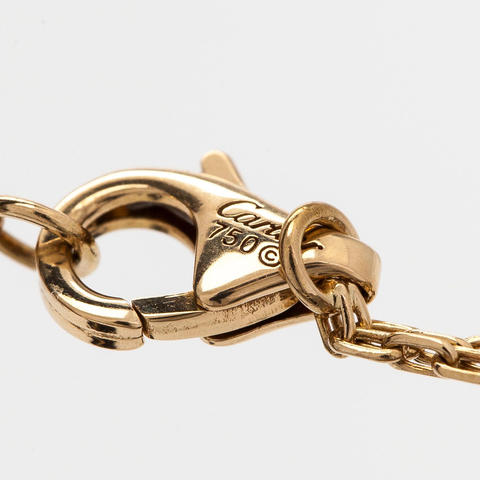 Cartier, halsband, "Love", 18K guld och briljantslipade diamanter.