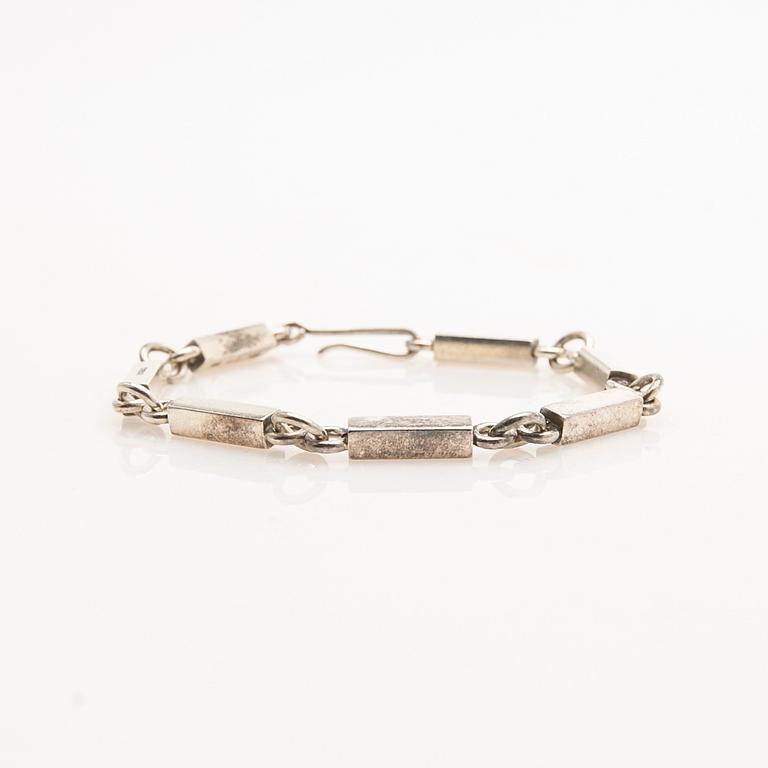Wiwen Nilsson, armband, sterlingsilver, Lund, 1940.