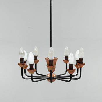 TAKLAMPA, 1900-talets andra hälft. Höjd 62 cm.