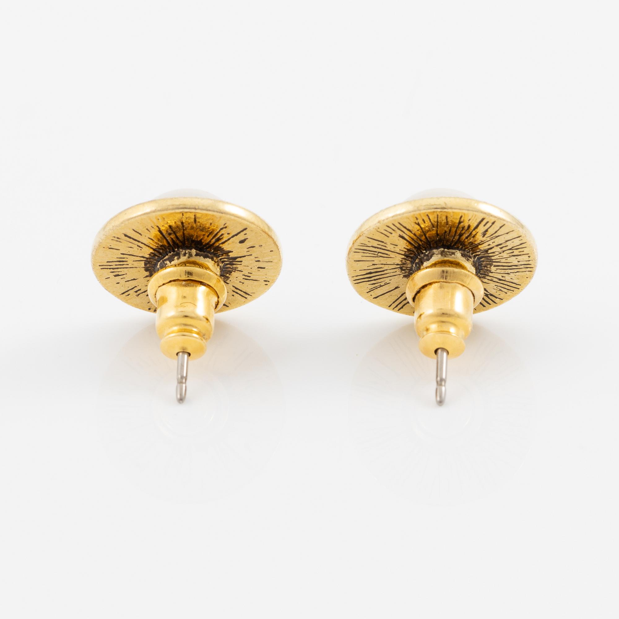 Pierre Cardin, earrings, 6 pairs. Vintage.