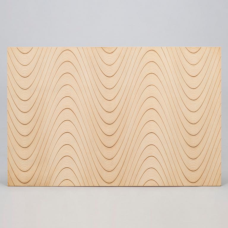 Tapio Wirkkala, experiment with rhythm plywood, manufacturer Soinne & Kni, 1950s.