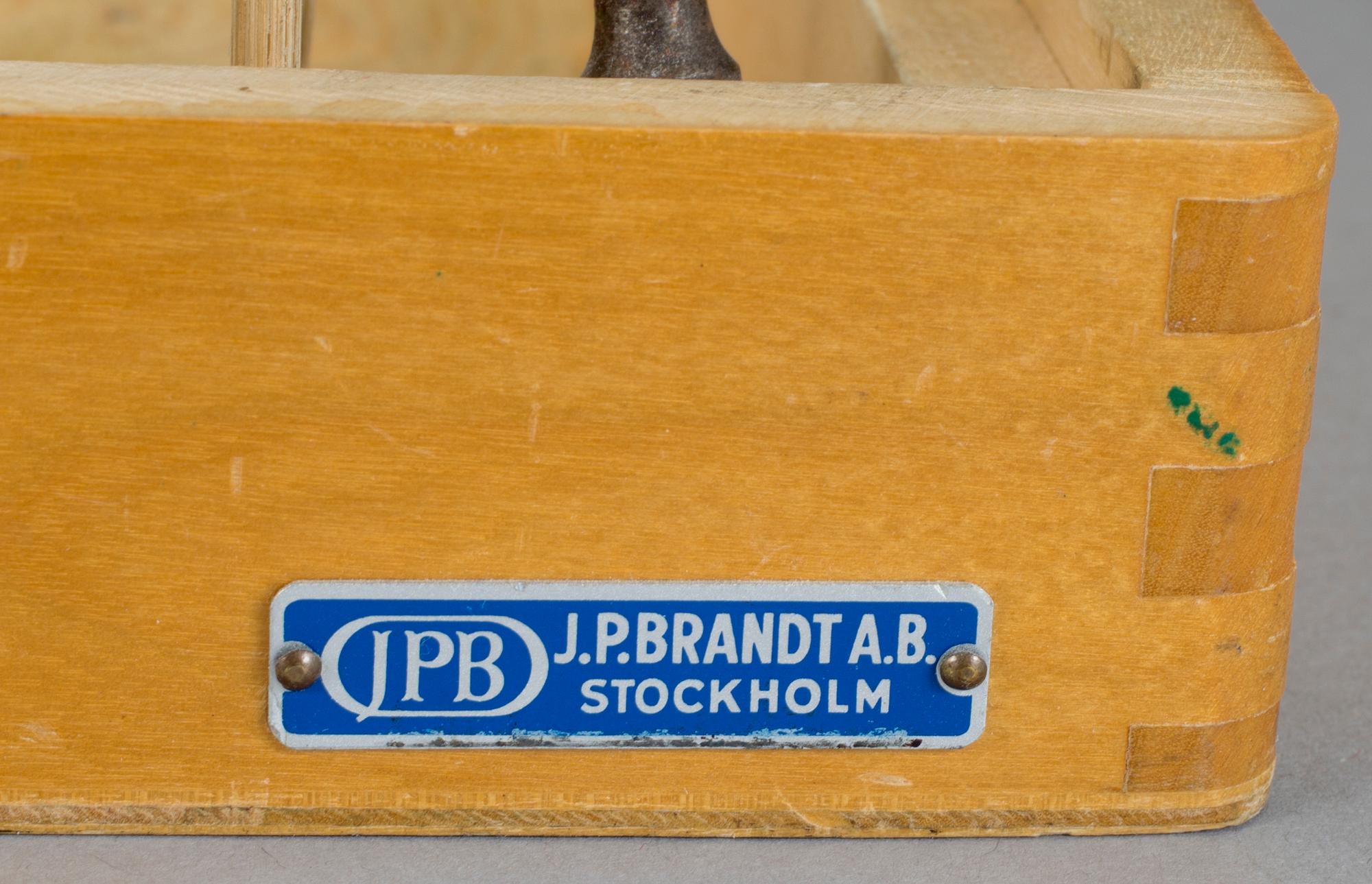 URMAKERIVERKTYG, bla J.P. Brandt, Stockholm.