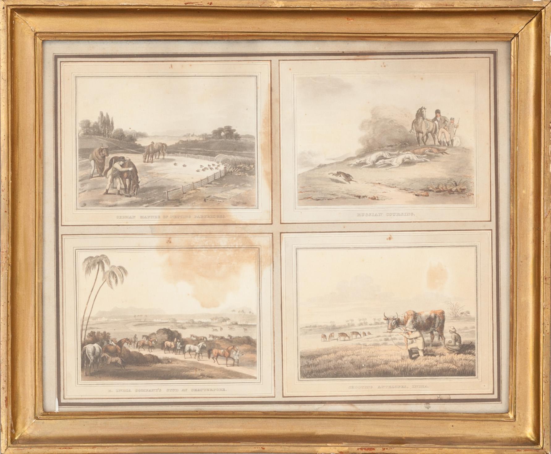AKVATINTER, 50 st. 1800-talets första hälft.