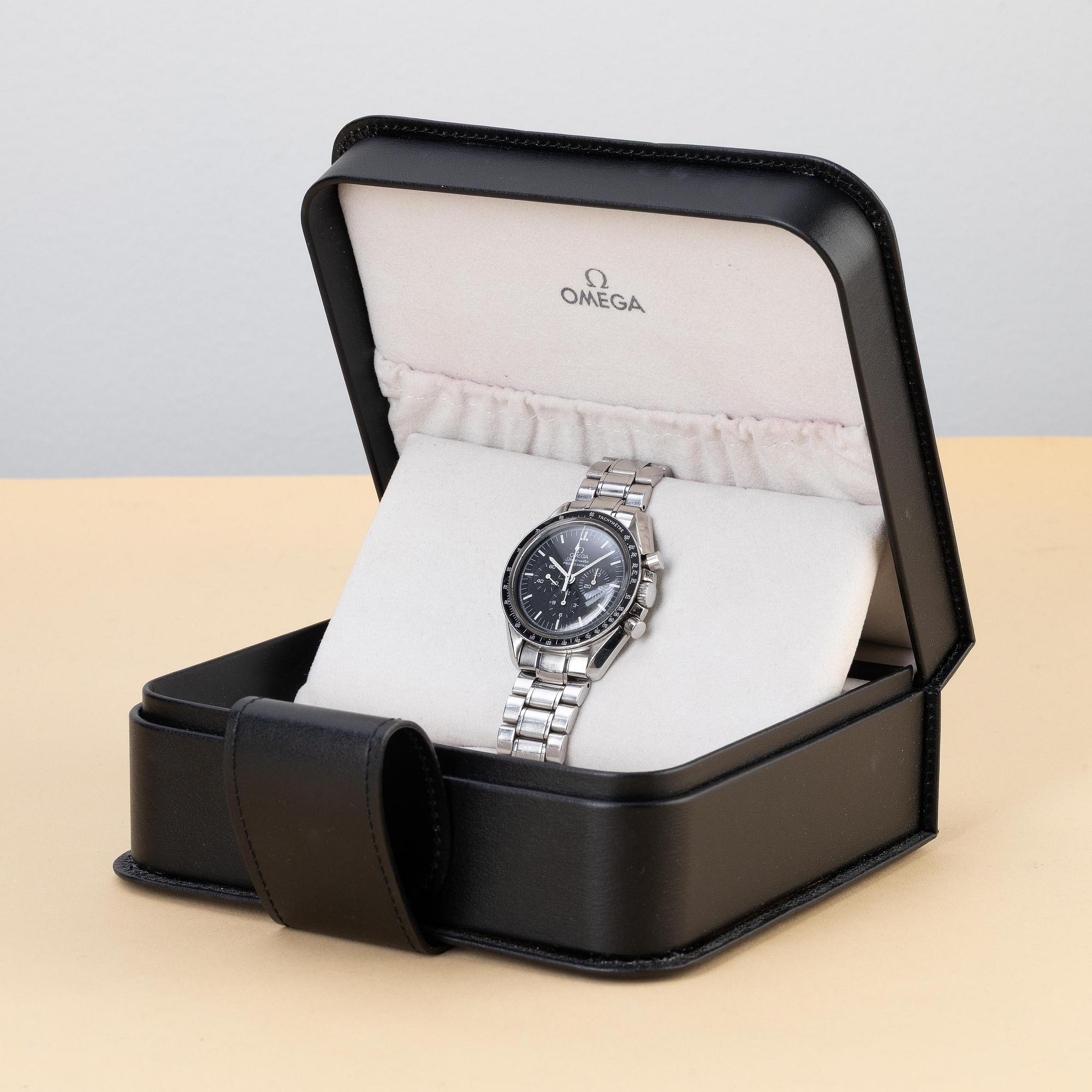Omega, Speedmaster, Moonwatch, Professional, “Hesalite Sandwich”, ca 2003.
