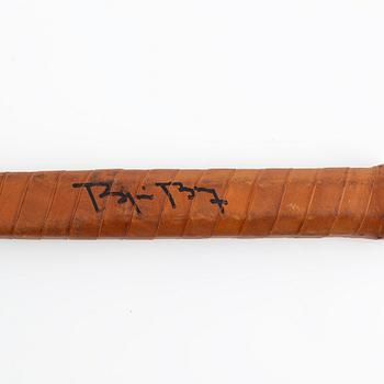 Tennisracket. Signerad Björn Borg. Speciellt framtaget midsized Borg Pro test racket, Graphite-förstärkt.