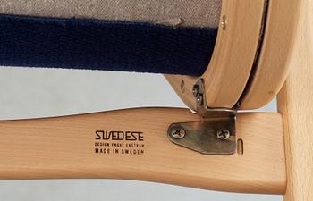 FÅTÖLJER, ett par, "Lamino", Yngwe Ekström, Swedese.